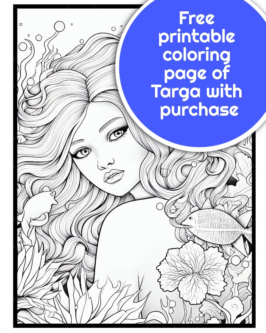 free printable of Targa with purchase