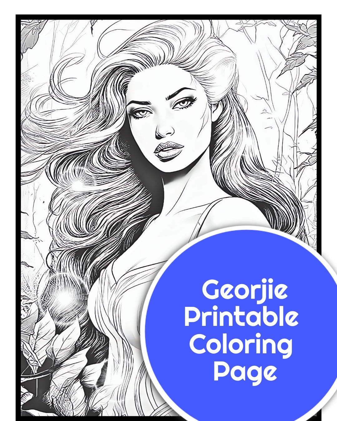 Georjie printable coloring page