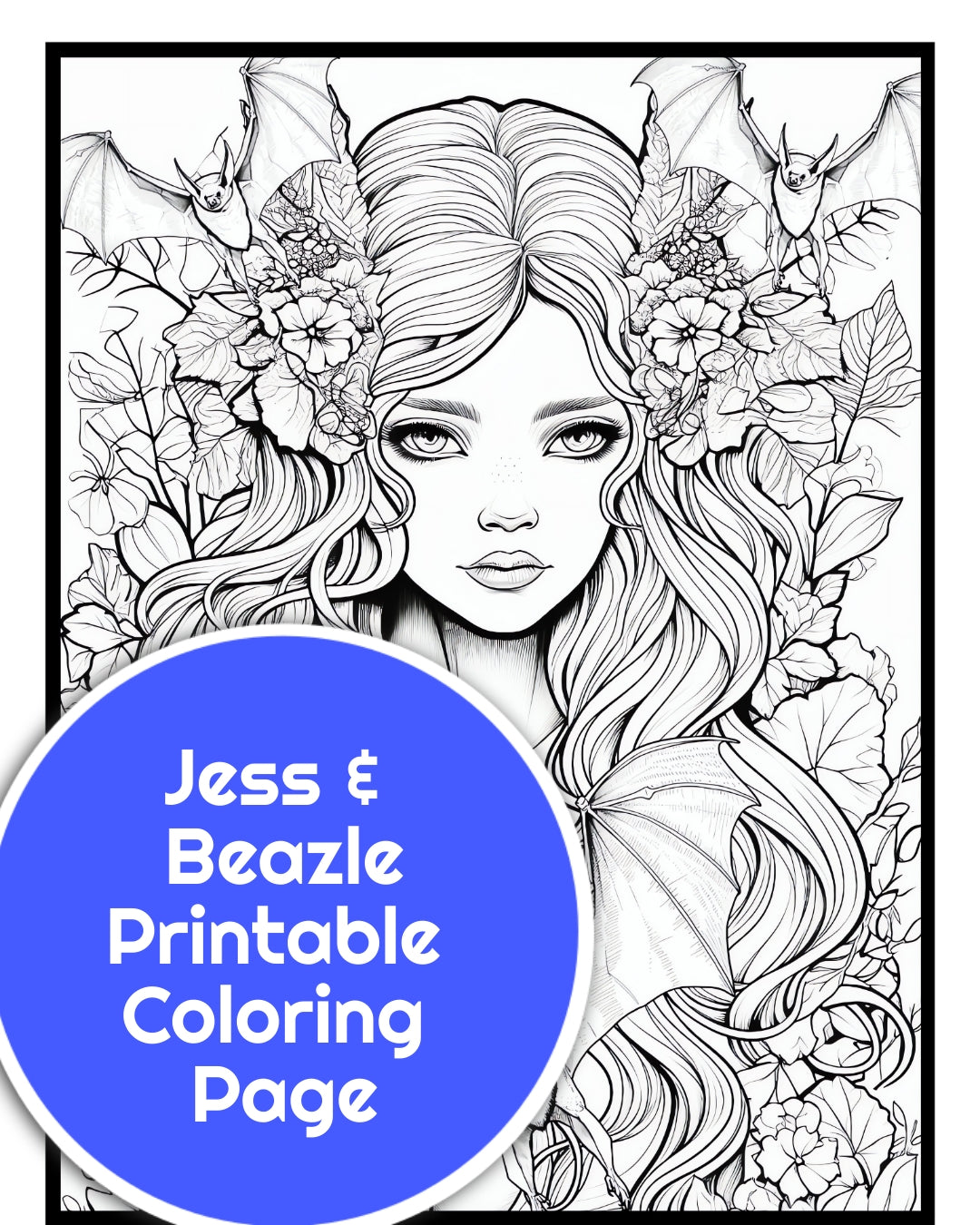 Jessamine printable coloring page