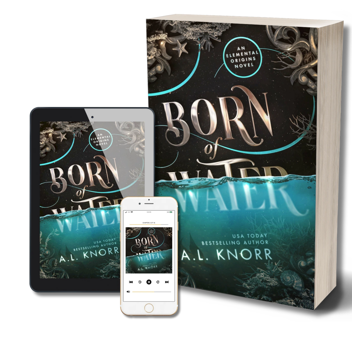 Born of Water, book one of the Elemental Origins series