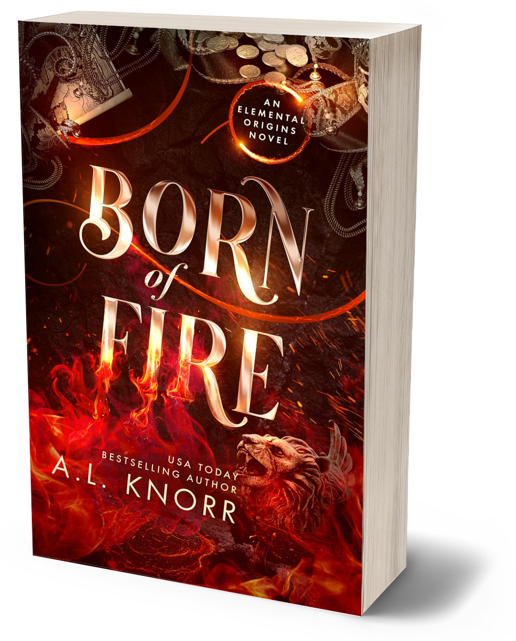 Born of Fire paperback graphic