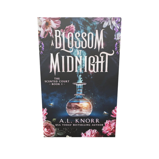 A Blossom at Midnight bespoke paperback with sprayed edges 3D model