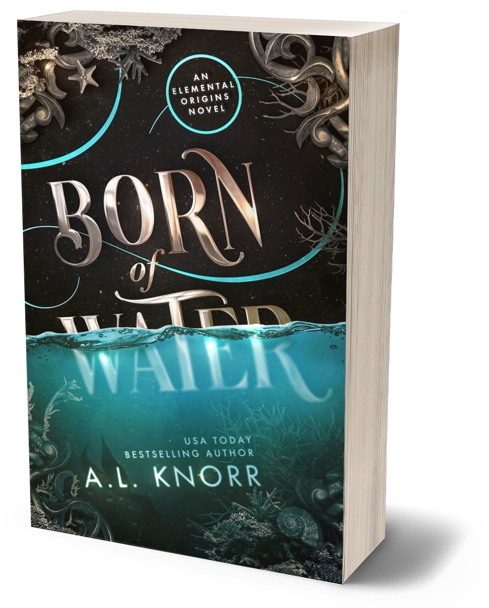 Born of Water paperback graphic